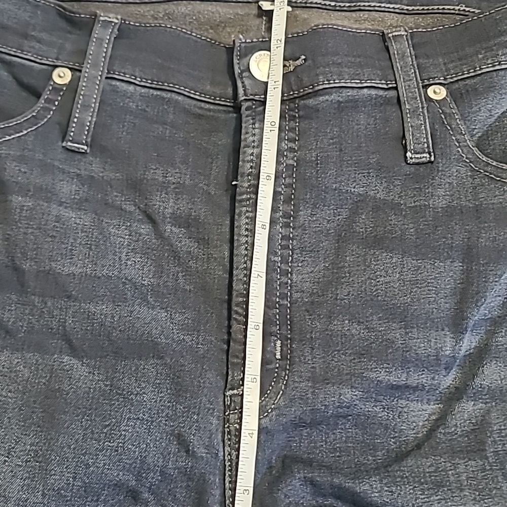 J. Crew Women's 9 in high-rise toothpick skinny jeans size 34 dark wash casual - Picture 9 of 10